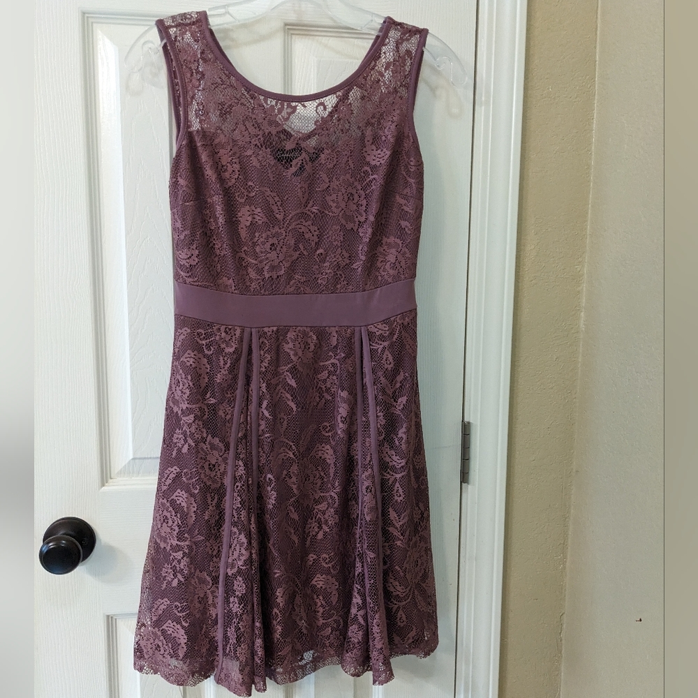 PS mauve lace dress
